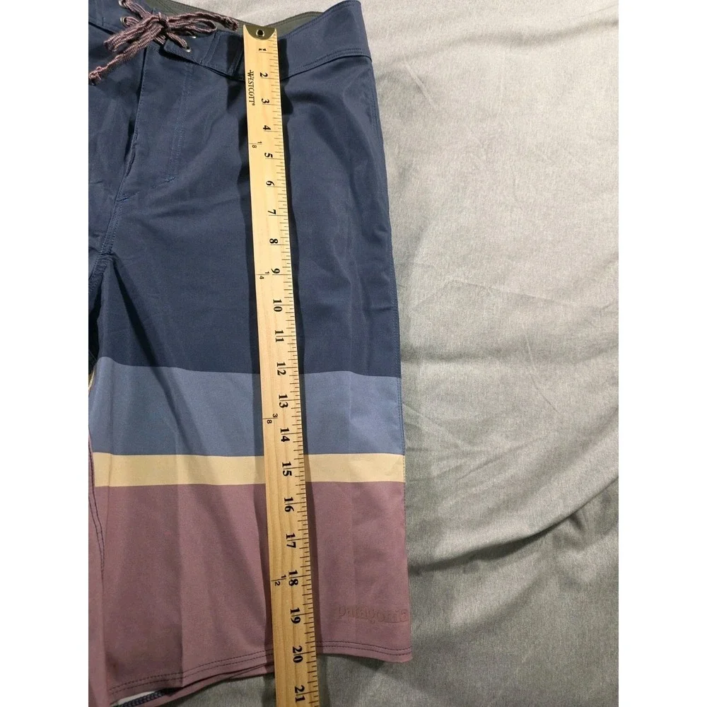 NWOT *READ* Patagonia Hydropeak Boardshorts Topa Stripe‎ Evening Mauve Mens 40